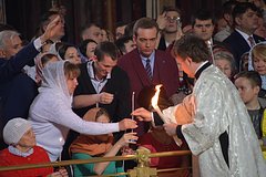 Благоприятный огнь доставили в Россию
