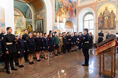 Студенты первого в РФ казачьего бакалавриата прошли ритуал верстания в казаки