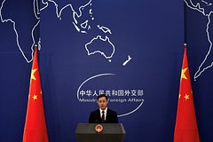 В МИД Китая заявили о совместной с РФ борьбе с зарубежным вмешательством