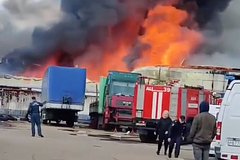 В Подмосковье произошел сильный пожар