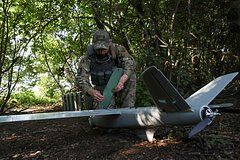 БПЛА самолетного типа сбит при попытке штурмовать Россию