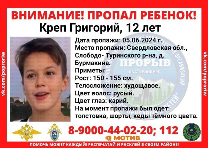 Двух пропавших детей, проведших ночь в лесу, ищут в Байкалово
