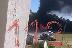 Машина начальника штаба воинской части взорвалась в русском регионе