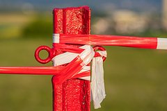 Мост в русском городке отремонтировали скотчем