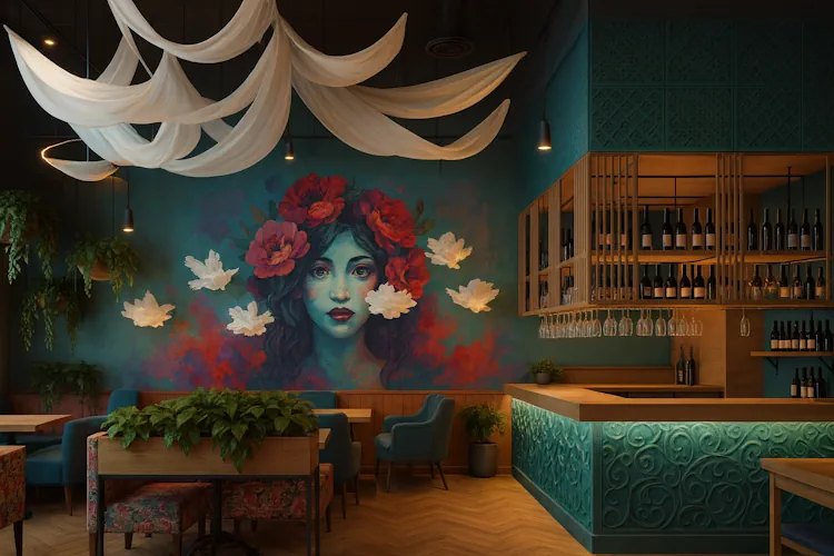 Дизайн проект ресторана, кафе или бара